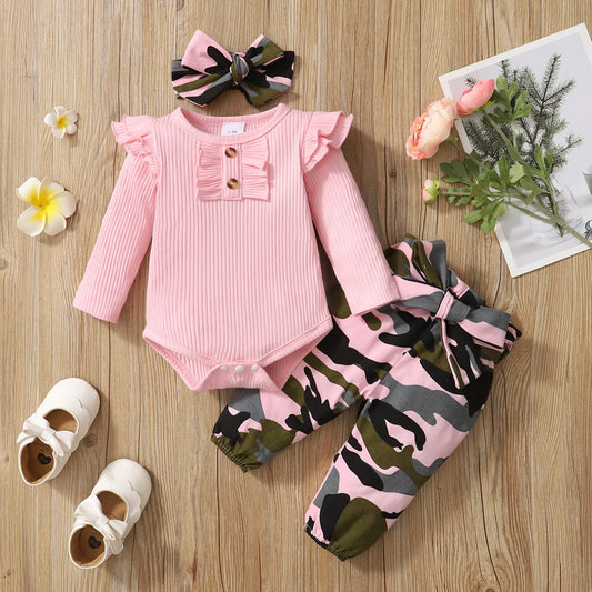 Camouflage Cutie 3-Piece Set - 0-18 months